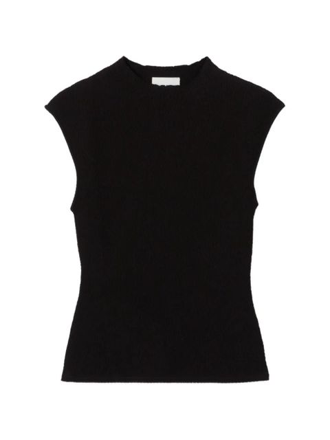 Claudie Pierlot sleeveless mock-neck top - Black - zdjęcie produktu nr 1