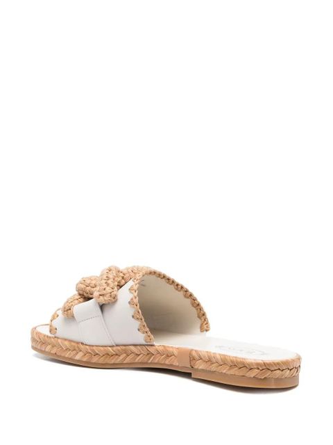 Tod's Kate crochet sandals - White - zdjęcie produktu nr 2