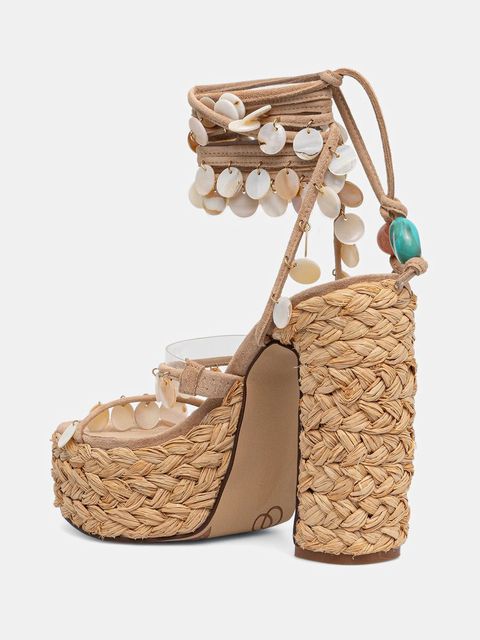 Naked Wolfe sandały Fantastic kolor beżowy Fantastic Natural Raffia