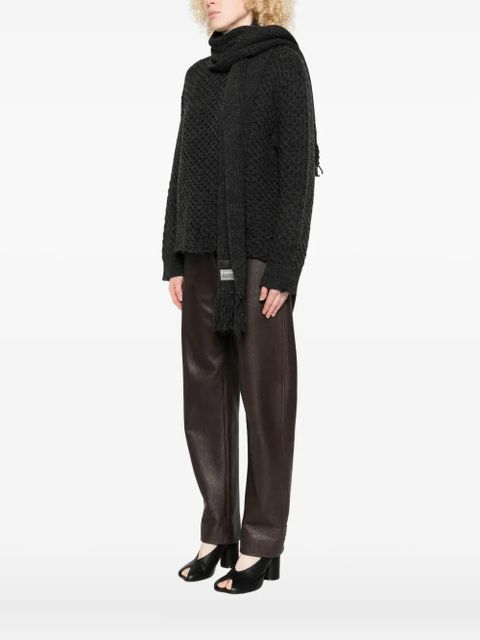 MM6 Maison Margiela chunky-knit sweater - Grey - zdjęcie produktu nr 2