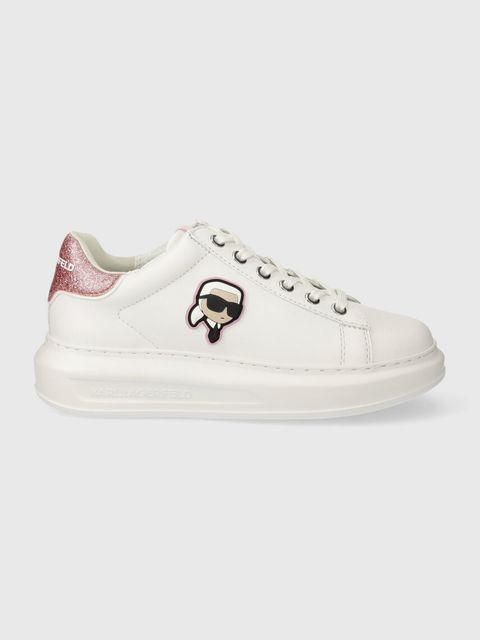 Karl Lagerfeld sneakersy skórzane KAPRI kolor biały KL62530N - zdjęcie produktu nr 1