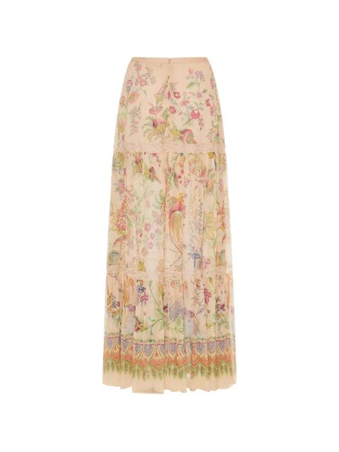 ETRO floral print skirt - Neutrals - zdjęcie produktu nr 2