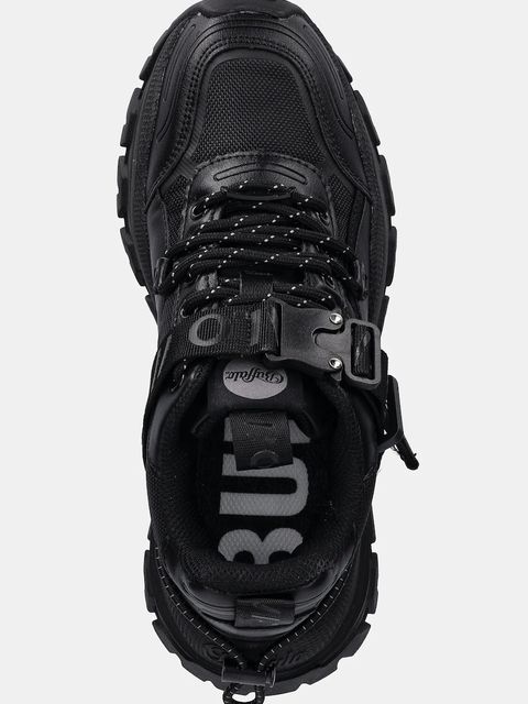 Buffalo sneakersy Lola Lace Up Com Lo damskie kolor czarny 1636503-BLK