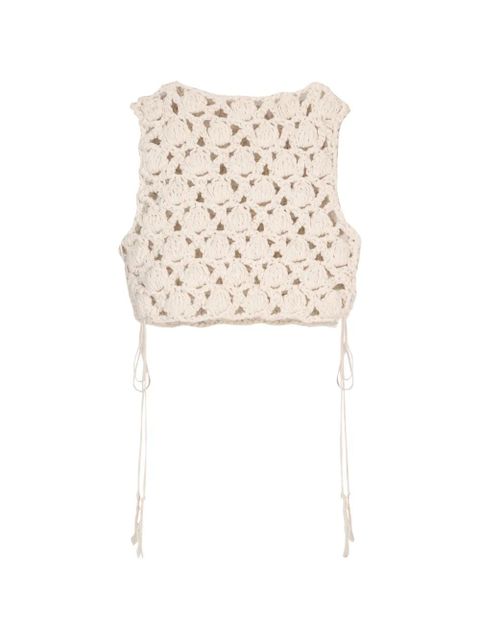 Balmain tie-detail top - Neutrals - zdjęcie produktu nr 1