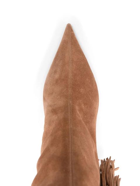 Paris Texas 75mm Mid Jessie boots - Neutrals