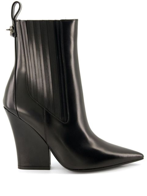 Valentino Garavani 105mm VLogo Lockette boots - Black - zdjęcie produktu nr 1