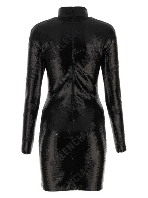 Balenciaga all-over logo sequin mini dress - Black - zdjęcie produktu nr 2