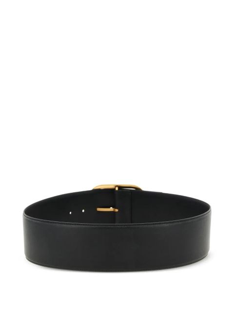PINKO buckled leather belt - Black - zdjęcie produktu nr 2