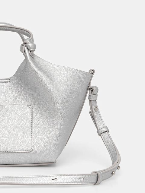 Dkny torebka PAULA kolor srebrny R53BAM60