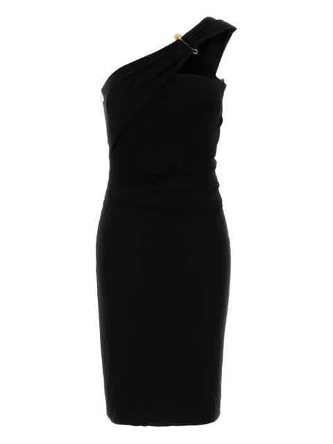 Versace one-shoulder draped midi dress - Black - zdjęcie produktu nr 1