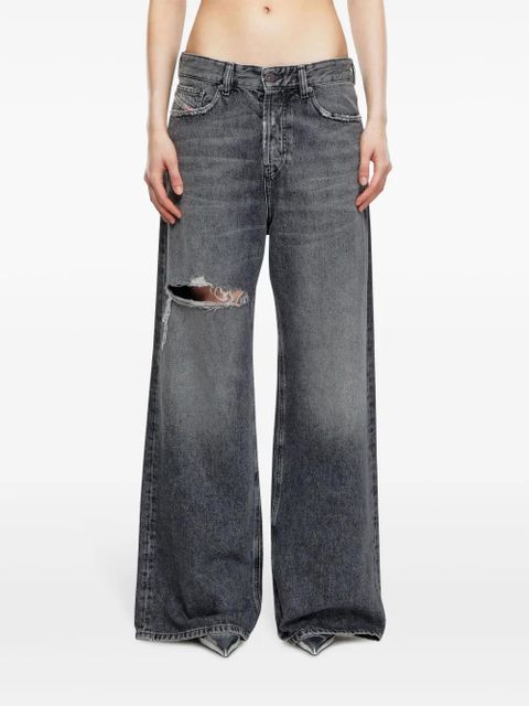 Diesel 1996 D-Sire low-rise wide-leg jeans - Grey - zdjęcie produktu nr 2