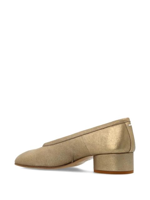 Maison Margiela 350mm block-heel pumps - Gold