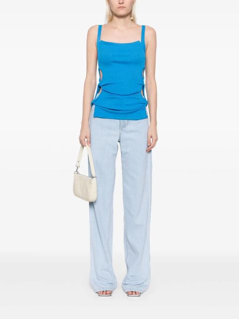 Christopher Esber open twist apron tank top - Blue - zdjęcie produktu nr 2