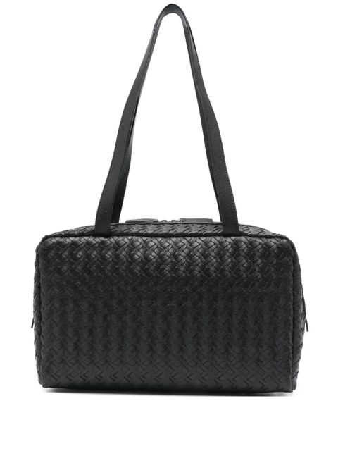 The Row Astra woven leather tote bag - Black - zdjęcie produktu nr 1
