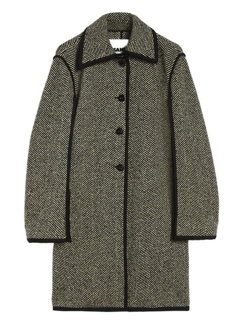 Jil Sander herringbone coat - Grey - zdjęcie produktu nr 1