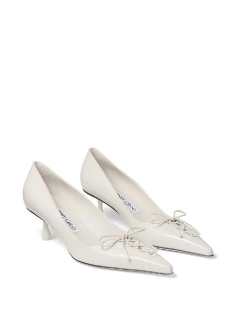 Jimmy Choo 50mm Scarlett pumps - White - zdjęcie produktu nr 2