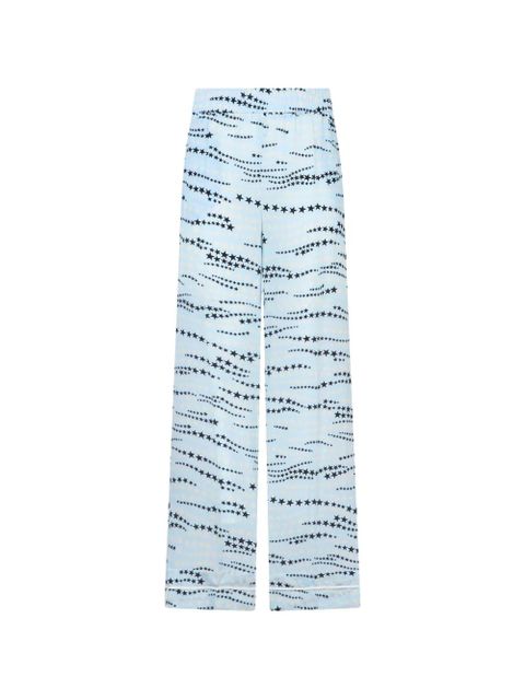 Valentino Garavani star-print trousers - Blue - zdjęcie produktu nr 1
