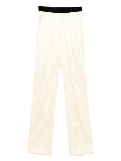 TOM FORD velvet-banded trousers - Yellow - zdjęcie produktu nr 1