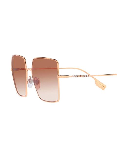 Burberry Eyewear Daphne square-frame sunglasses - Gold