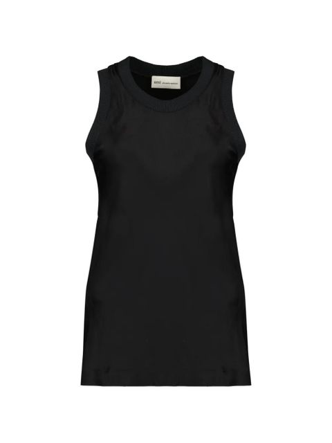 AMI Paris sleeveless tank top - Black - zdjęcie produktu nr 1