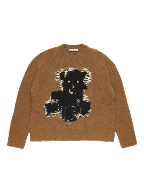 Acne Studios teddy-bear long-sleeve sweater - Brown - zdjęcie produktu nr 1