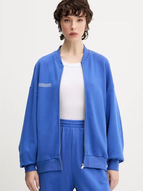 Pangaia kurtka Midweight Bomber Jacket kolor niebieski przejściowa 10002360 - zdjęcie produktu nr 2