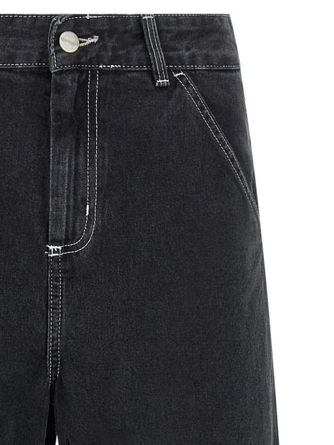 Carhartt WIP high-waisted wide-leg jeans - Black