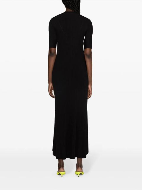 Zadig&Voltaire Lysa ribbed-knit maxi dress - Black