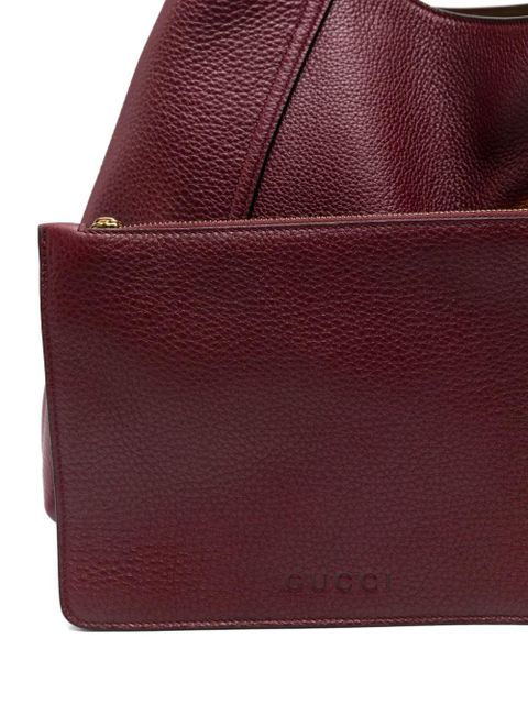 Gucci Softbit leather shoulder bag - Red - zdjęcie produktu nr 2