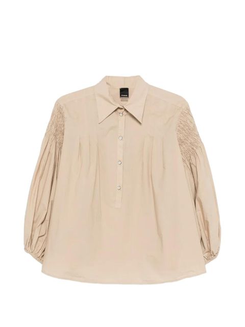 PINKO Bouquet smocked blouse - Neutrals - zdjęcie produktu nr 1