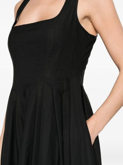 Sportmax square-neck maxi dress - Black