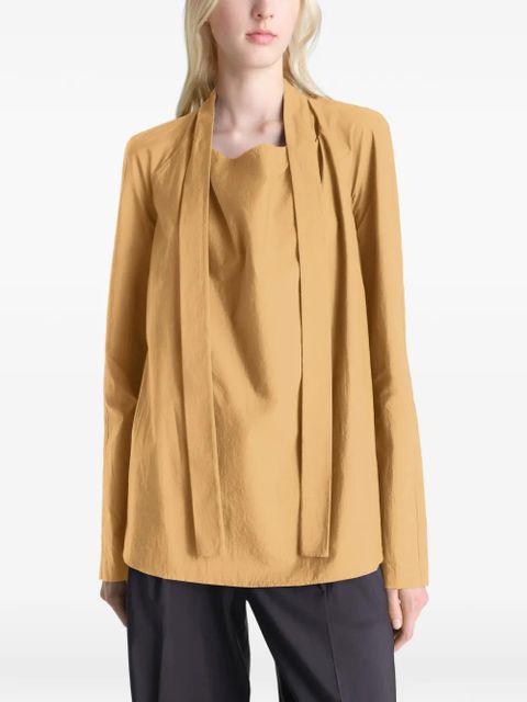 LEMAIRE Ascot tie-fastening blouse - Yellow