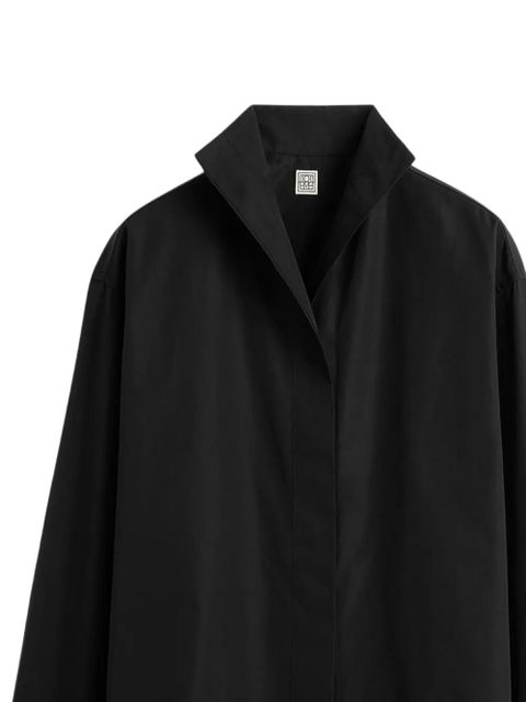 TOTEME high-collar shirt - Black - zdjęcie produktu nr 2