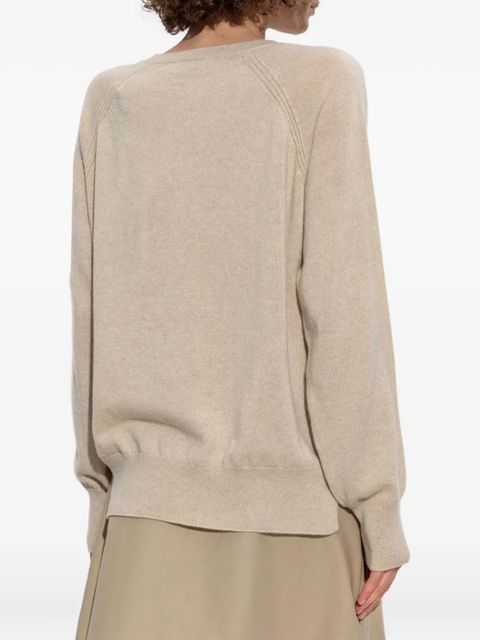 Moncler raglan-sleeve cashmere sweater - Neutrals