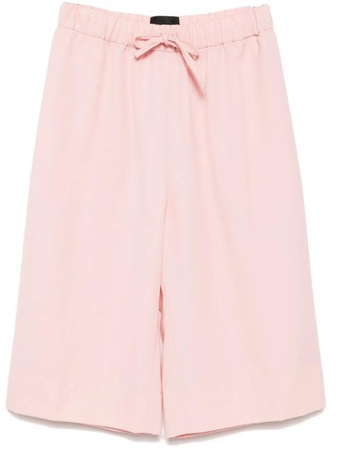 Simone Rocha wide-leg elasticated long shorts - Pink - zdjęcie produktu nr 1
