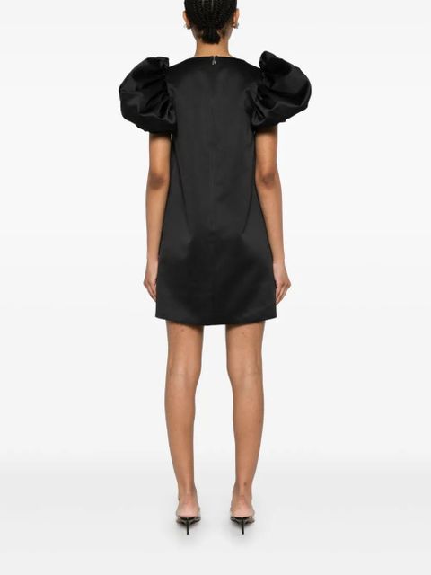 ROTATE BIRGER CHRISTENSEN A-line satin mini dress - Black - zdjęcie produktu nr 2