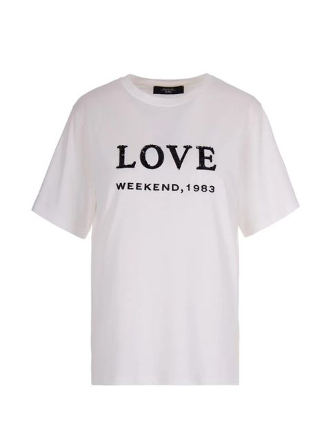 Weekend Max Mara Love T-shirt - White - zdjęcie produktu nr 1