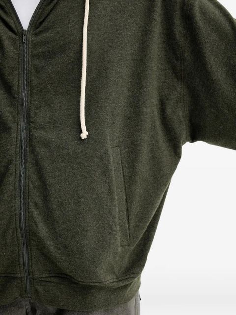 American Vintage Ypawood zip-up hoodie - Green