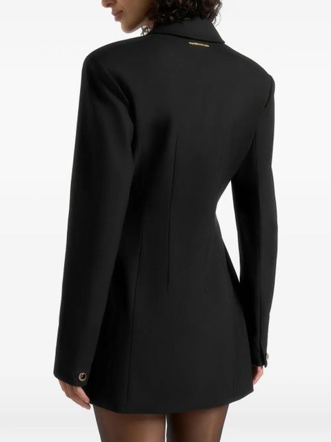 Manière De Voir Amélie button blazer mini dress - Black