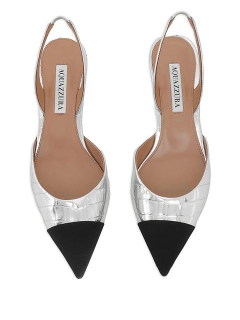 Aquazzura pointed toe pumps - Silver