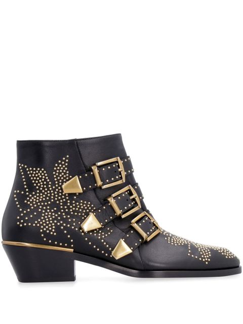 Chloé Susanna 30mm studded ankle boots - Black - zdjęcie produktu nr 1