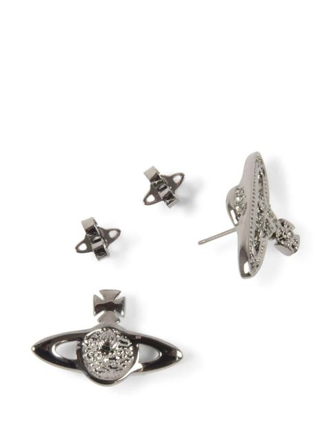Vivienne Westwood mini Bas Relief earrings - Silver