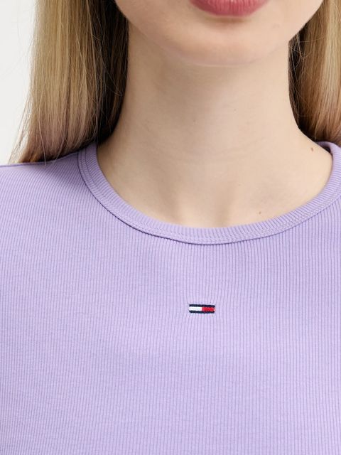 Tommy Jeans t-shirt damski kolor różowy DW0DW17383