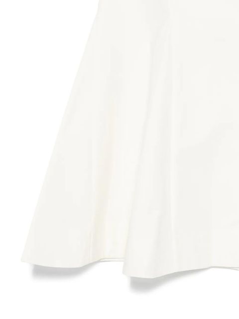 Róhe A-line midi skirt - White