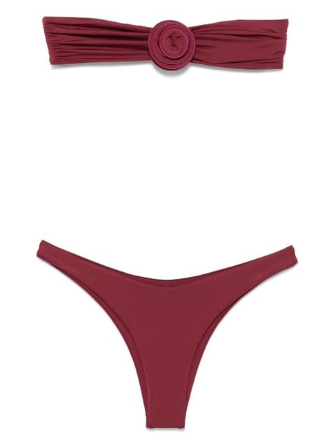 La Reveche flower-detailing bikini - Red - zdjęcie produktu nr 1