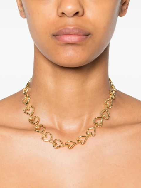 Maje heart-link necklace - Gold