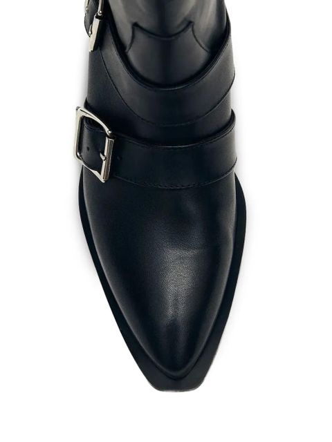 ALOHAS 45mm Ryder buckle-detail boots - Black - zdjęcie produktu nr 2