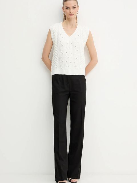 Morgan kamizelka damski kolor beżowy MVETI - zdjęcie produktu nr 2