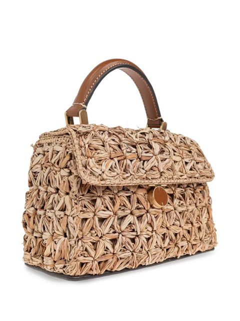 Cult Gaia raffia tote bag - Neutrals