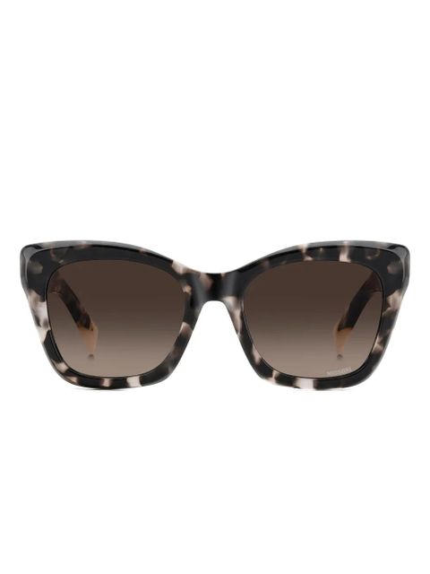MISSONI EYEWEAR logo-engraved sunglasses - Brown - zdjęcie produktu nr 1